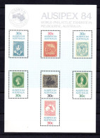 Australia 1984 Sheet Stampexhibition AUSIPEX (Michel Block 7) Nice MNH - Blocchi & Foglietti