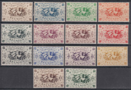 Reunion 1943 Mi#266-279 Mint Hinged - Unused Stamps