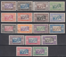 Senegal 1914 Yvert#53-69 Mint Hinged/used - Unused Stamps