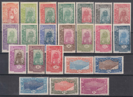 French Somali Coast, Cote Des Somalis 1922/1925 Yvert#103-107 And #122-136 Mint Hinged - Ungebraucht