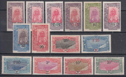 French Somali Coast, Cote Des Somalis 1922/1923/1924 Yvert#108-121 Mint Hinged - Neufs