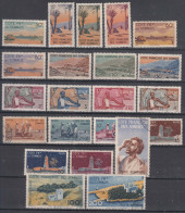 French Somali Coast, Cote Des Somalis 1947 Yvert#285-306 Mint Hinged/used - Unused Stamps