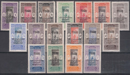 Togo 1916 Yvert#84-100 Mint Hinged - Neufs