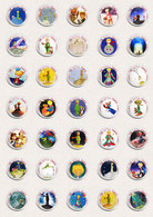 140 X THE LITTLE PRINCE BADGE BUTTON PIN SET (1inch/25mm Diameter) - Pin's