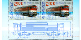 Slovakia.2022.Locomotives.The 150th Anniversary Of The Establishment Of ŽOS Zvolen, A.s.1 V. X 2 + Tab.  ** . - Ungebraucht
