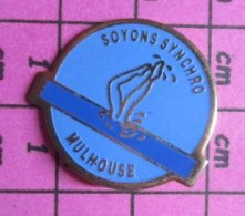 313e Pin's Pins / Beau Et Rare / SPORTS / CLUB NATATION SYNCHRONISEE MULHOUSE - Schwimmen