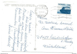 289 - 20 - Carte Cap Nord Avec Timbre Et Oblit Illustrée 1976 - Storia Postale