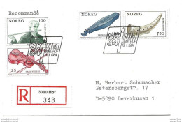 289 - 14 - Enveloppe Recommandée Avec Oblit Spéciale De Hof - Skinm 84 - Altri & Non Classificati