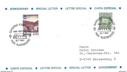 289 - 9 - Enveloppe Avec Oblit Spéciale De Austafjord 1992 - Briefe U. Dokumente