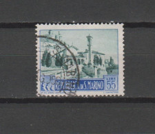 N° 331A TIMBRE SAINT-MARIN OBLITERE DE 1949   Cote : 36 € - Usati