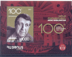 2021. Armenia, Arno Babajanyan, Composer, S/s, Mint/** - Armenia