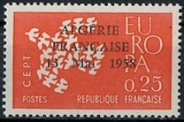 Europa CEPT 1961 France - Frankreich Y&T N°1309b - Michel N°1363 *** - 25c EUROPA - Surchargé - 1961