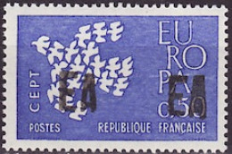 Europa CEPT 1961 France - Frankreich Y&T N°1310c - Michel N°1364 *** - 50c EUROPA - Surchargé - 1961