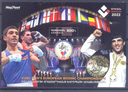 2022. Armenia,  EUBS  Men's European Boxing Championship, S/s,  Mint/** - Armenien