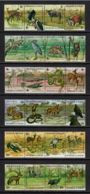 Burundi 1977 Mi# 1331-1378 Used - 12 Strips Of 4 (incl. Air Post) - African Wildlife (I-II) - Gebruikt