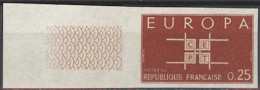 Europa CEPT 1963 France - Frankreich Y&T N°1396a - Michel N°1450 *** - 25c EUROPA - Non Dentelé - 1963