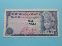 Bank Negara MALAYSIA - 1 Satu Ringgit ( See Scans ) Circulated ! - Malaysia