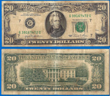 USA 20 Dollars 1981 Mint Chicago G7 Suffixe C Etats Unis United States Dollar US Crypto Bitcoin OK - Billetes De Estados Unidos (1862-1923)