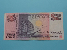 2 Dollars > Singapore ( See Scans ) Circulated XF ! - Singapur