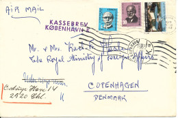 Turkey Cover Sent Air Mail To Denmark 17-12-1970 (KASSEBREV) - Briefe U. Dokumente