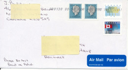 Canada Cover Sent Air Mail To Denmark 30-1-2008 Topic Stamps - Briefe U. Dokumente