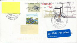 Canada Postal Stationery Cover Uprated And Sent To Denmark 17-10-2007 - 1953-.... Elizabeth II