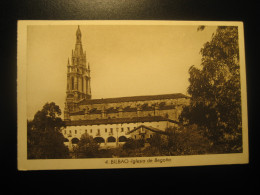 BILBAO Vizcaya Iglesia De Begoña Church Tarjeta Postal SPAIN Postcard - Vizcaya (Bilbao)