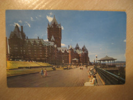 QUEBEC Chateau Frontenac Dufferin Terrace Castle Ontario CANADA Postcard - Québec - Château Frontenac