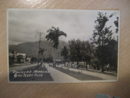 SAN PEDRO SULA Boulevar Morazan 1940 Cancel To Barcelona Spain CENSOR Censored HONDURAS Postcard - Honduras