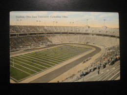 COLUMBUS Ohio University Stadium 1922 ? Cancel USA Postcard - Columbus