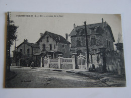 SEINE ET MARNE-FAREMOUTIERS-AVENUE DE LA GARE - Faremoutiers