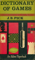 Dictionary Of Games De John Barclay Pick (1963) - Giochi Di Società