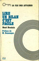 Lire Un Bilan, C'est Facile De Hubert Roudain (1969) - Boekhouding & Beheer