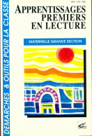 Apprentissages Premiers En Lecture : Maternelle-Grande Section De Collectif (2000) - 0-6 Anni