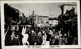 Photo CPA Karatschi Karachi Pakistan, Old Market - Iran