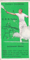 Tennis 1936,  Players Cigarette Card - 48 CRD Tuckey - Player's