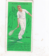 Tennis 1936,  Players Cigarette Card - 49 G Mako, US - Player's