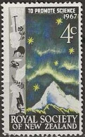 NEW ZEALAND 1967 Centenary Of Royal Society Of New Zealand - 4c Mount Aspiring, Aurora Australis And Southern Cross FU - Used Stamps