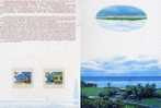 Folder Taiwan 1996 Map Of South China Sea Stamps Pratas Itu Aba Island - Neufs