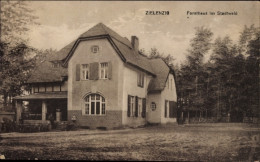 CPA Sulęcin Zielenzig Ostbrandenburg, Forsthaus Im Stadtwald - Neumark