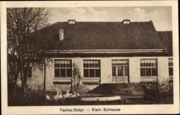 CPA Gwardeisk Tapiau Ostpreußen, Klein Schleuse, Haus, Enten - Ostpreussen