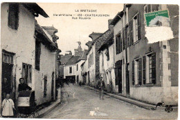 ILLE & VILAINE - Dépt N° 35 = CHATEAUGIRON = CPA écrite 1916 = RUE ROUAIRIE - Châteaugiron