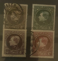 België Zegels Nrs  289 - 292 - 1929-1941 Groot Montenez