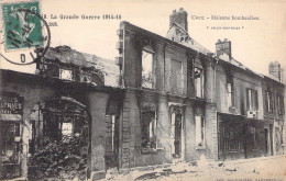 CPA - France - 60 - CREIL - Maisons Bombardées - Guerre 1914 - MILITARIA - Creil