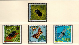 WALLIS   LUXE NEUF SANS CHARNIERE  185/188 HANNETON PAPILLON LIBELLULE - Unused Stamps