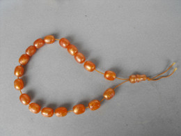 Beautiful Vintage ROSARY Prayer Beads Plastic #1237 - Volksschmuck