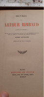 Poémes Retrouvés Vers Et Proses ARTHUR RIMBAUD Mercure De France 1945 - Auteurs Français