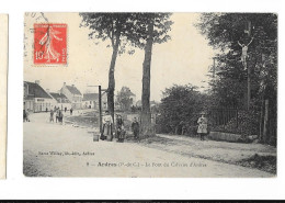 Cpa: 62 ARDRES (ar. Saint Omer) Pont Du Calvaire D'Ardres (animé)  1908 N° 9 Ed. Baras Willay (plan Rare) - Ardres