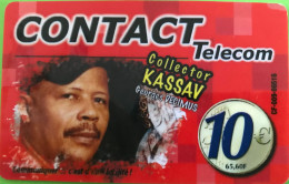 ANTILLES FRANCAISES  -   Collector Kassav  -  CONTACT Telecom  -  10 E. - Antillas (Francesas)