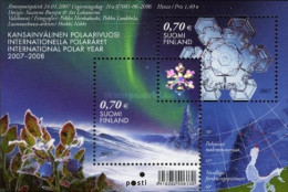 Finland Finnland Finlande 2007 International Polar Year IPY Block Mint - Año Polar Internacional